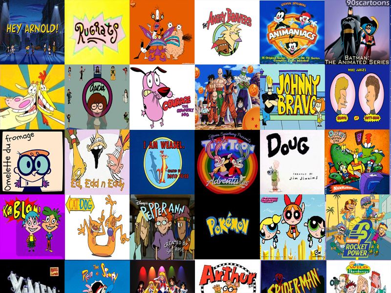 90s kids shows cartoons