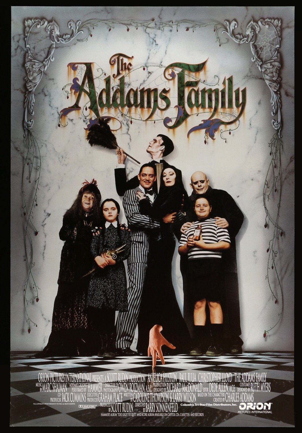 adams family movie poster