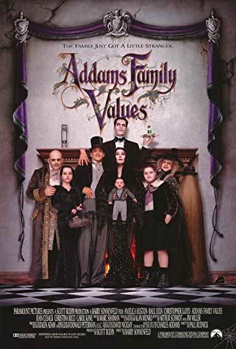 adams family values movie poster