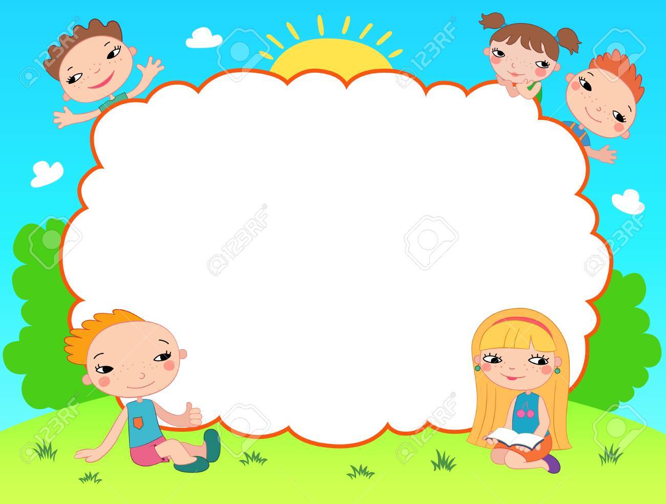 background design kids background clipart