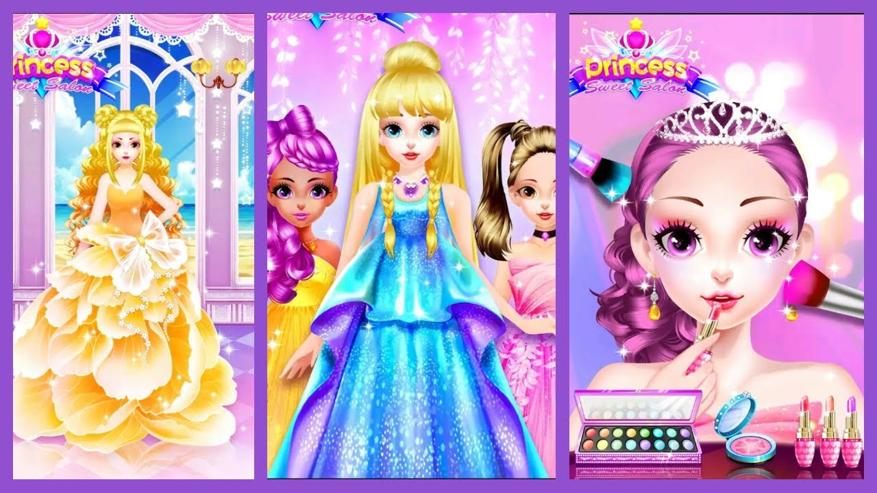 barbie princess dress up games princess fashion salon