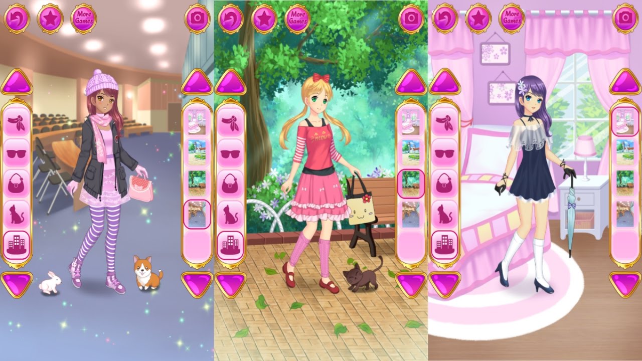 best anime dress up games