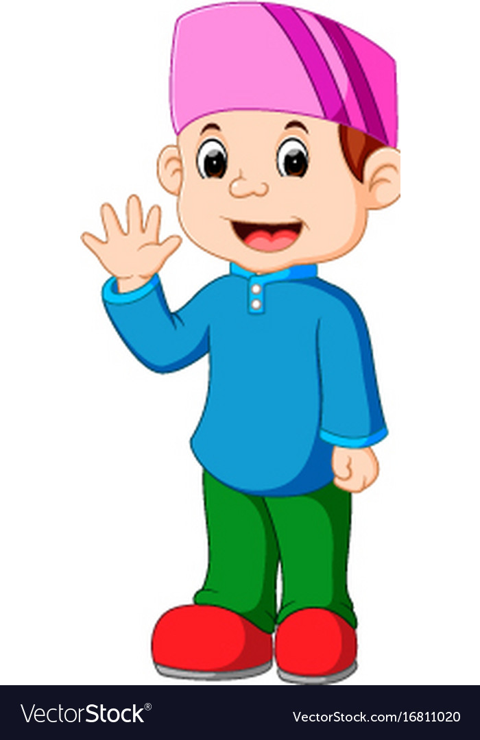 boy muslim kids cartoon