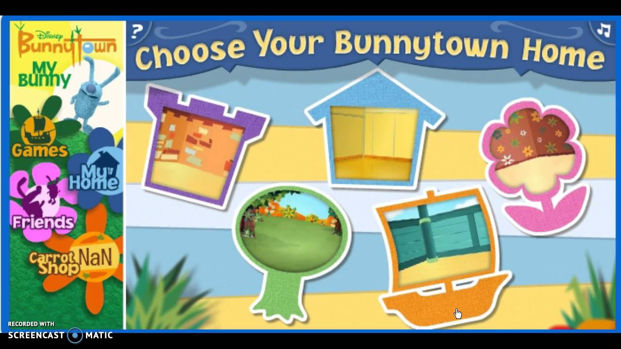 bunnytown disney junior games