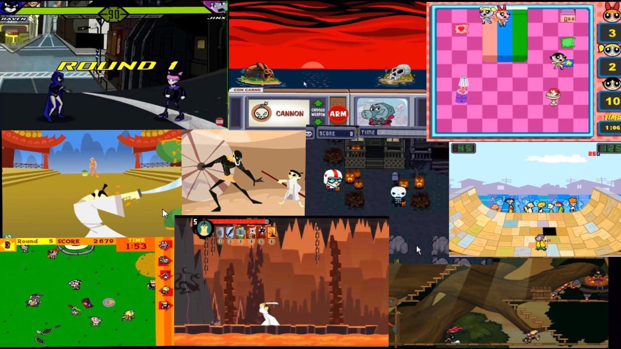 cartoon network online games 2000s