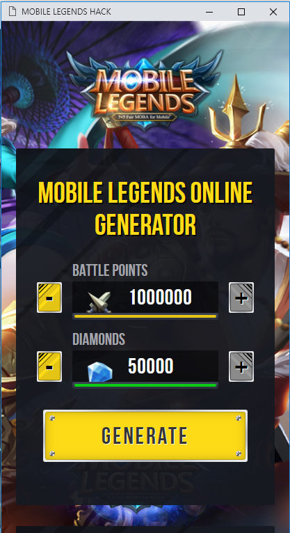 cheat mobile legends online generator