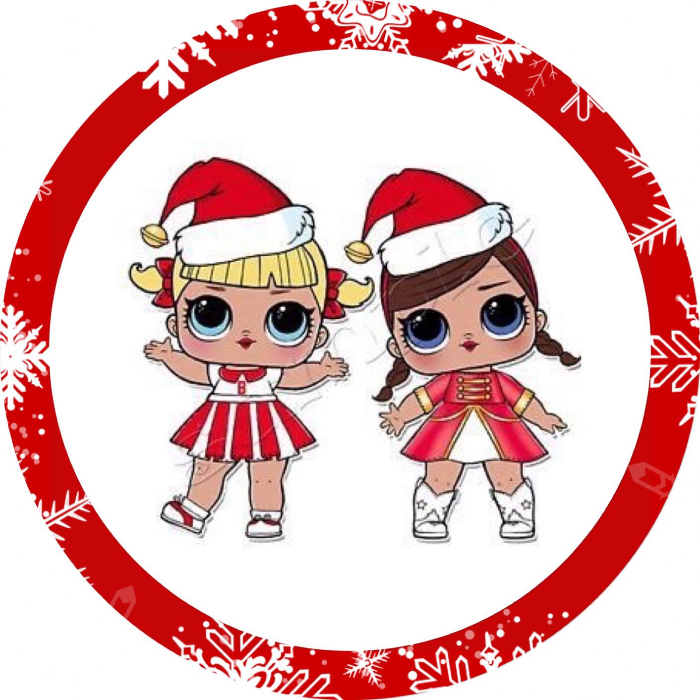 christmas lol dolls clipart