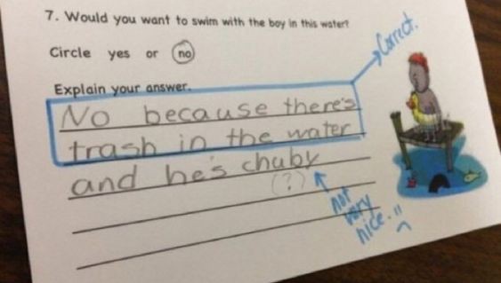 clever funny kids test answers