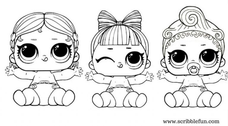 color print lol surprise dolls coloring pages