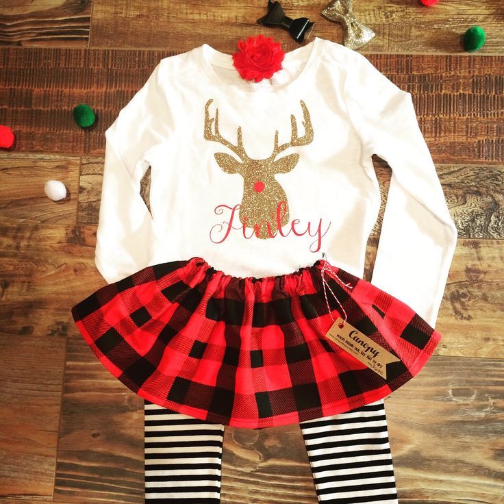 cute christmas outfits for kids girls