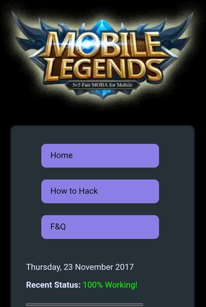 diamonds generator mobile legends hack diamond 2020 no human verification