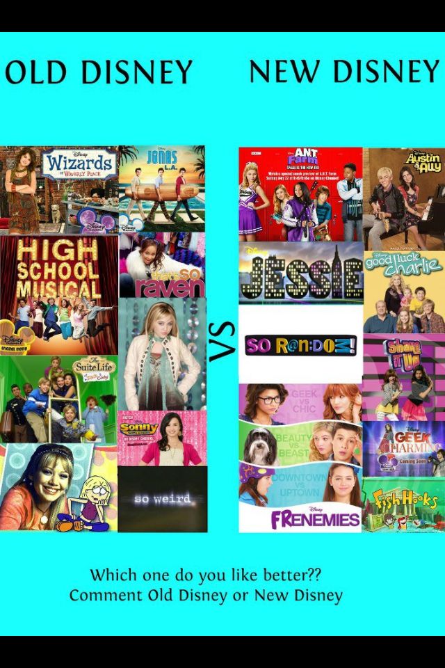 disney channel all old shows list