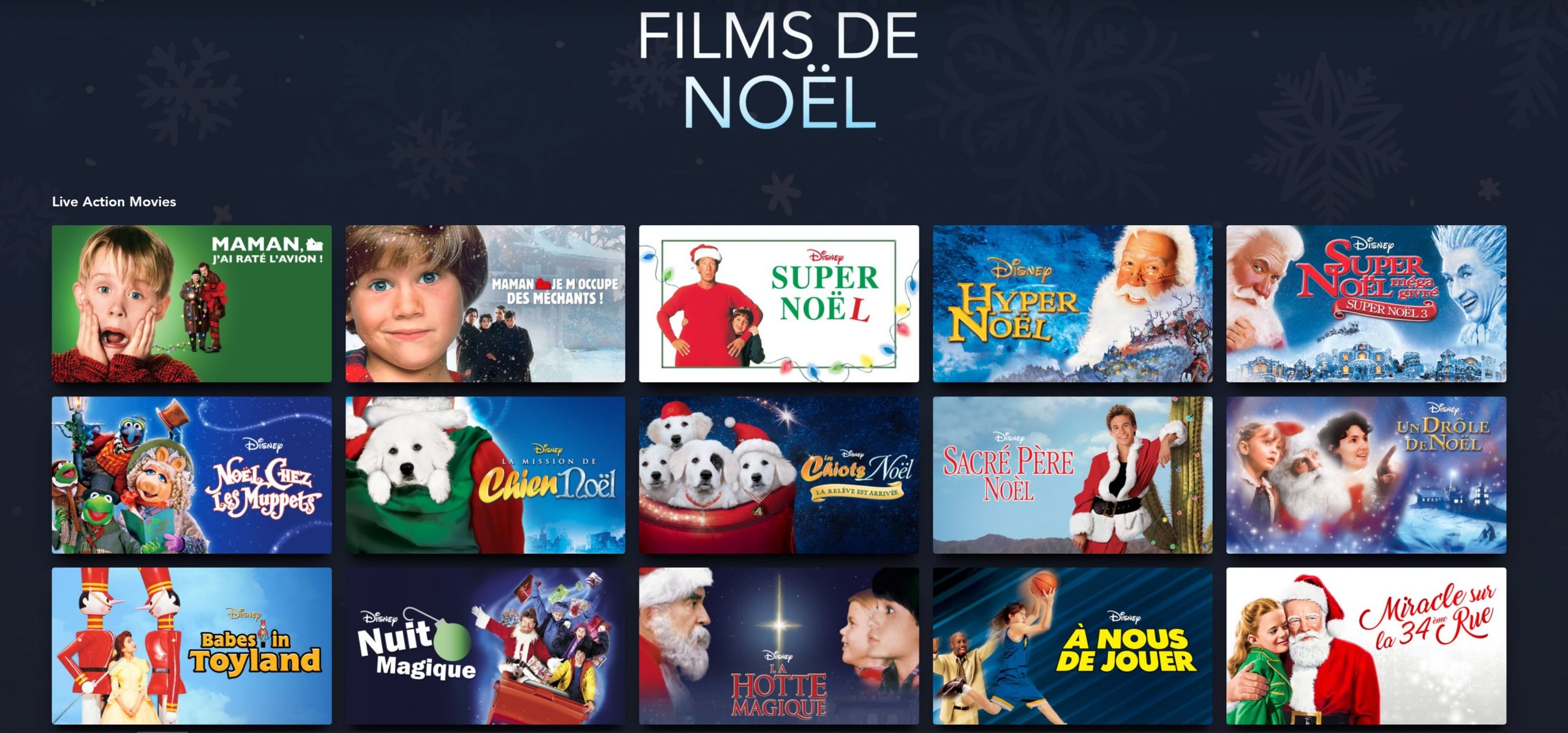 disney plus film de noel