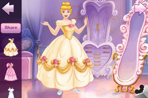 disney princess dress up games