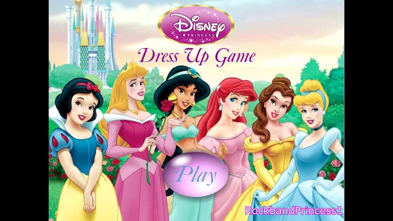 disney princess games dress up