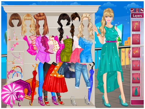 fashion barbie dress up games