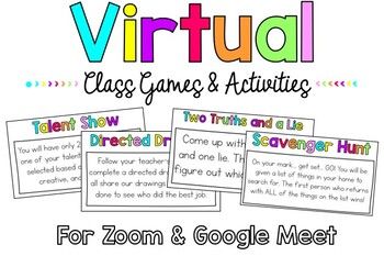 google meet games to play on zoom with students