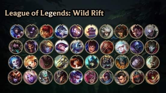 league of legends wild rift champions list