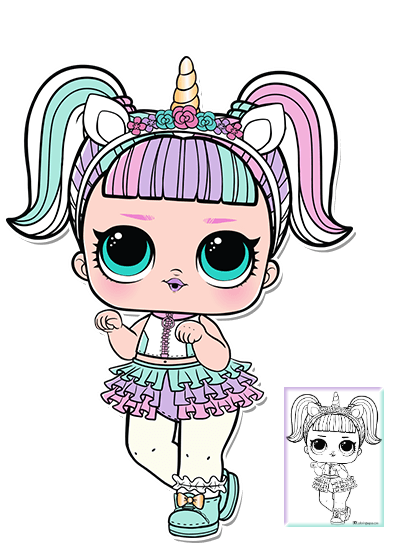 lol dolls pictures unicorn