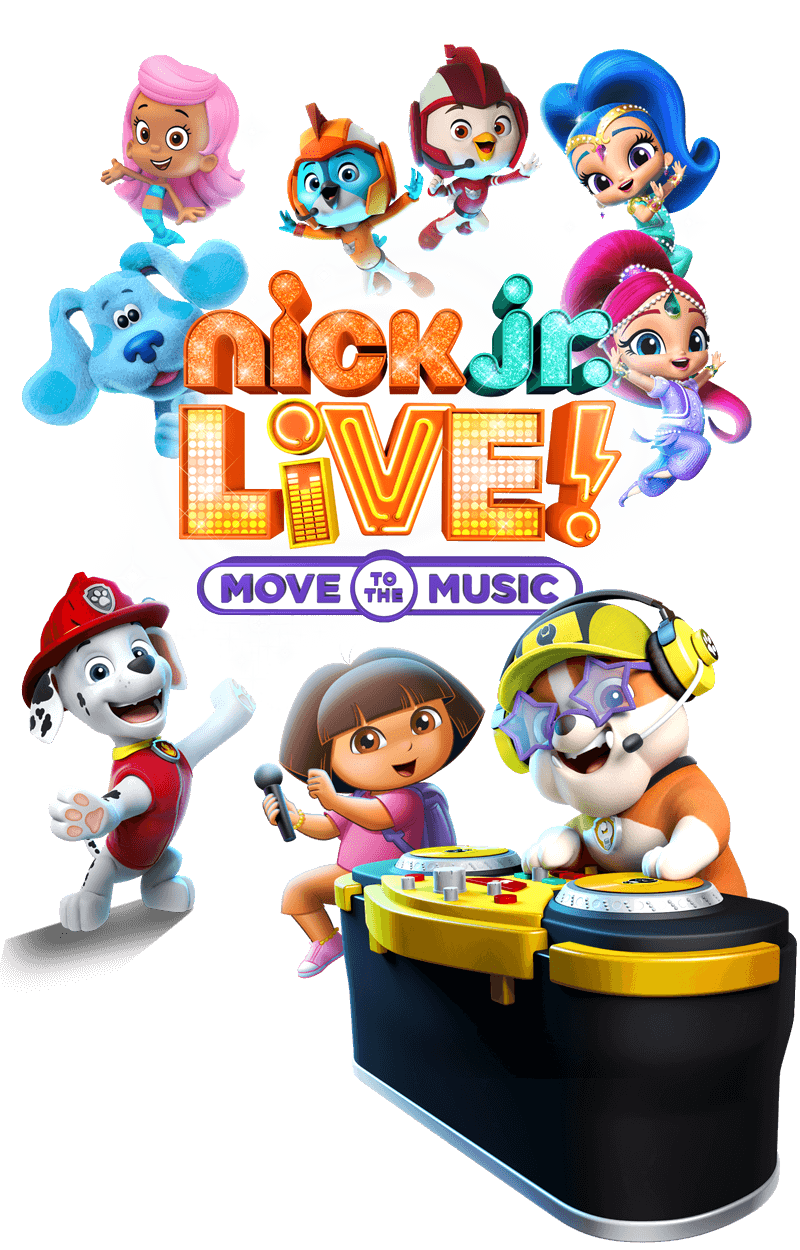 nick jr live move to the music